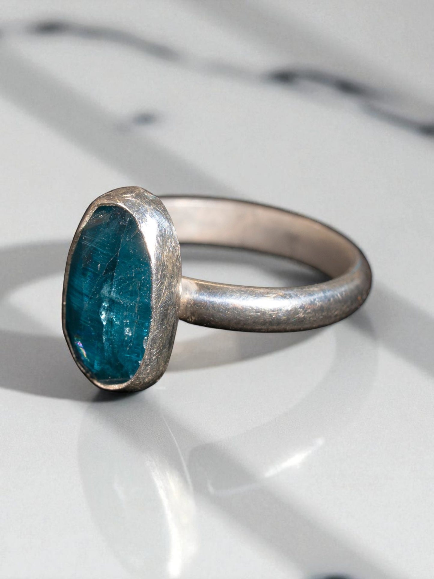 Oval Kyanite Ring
