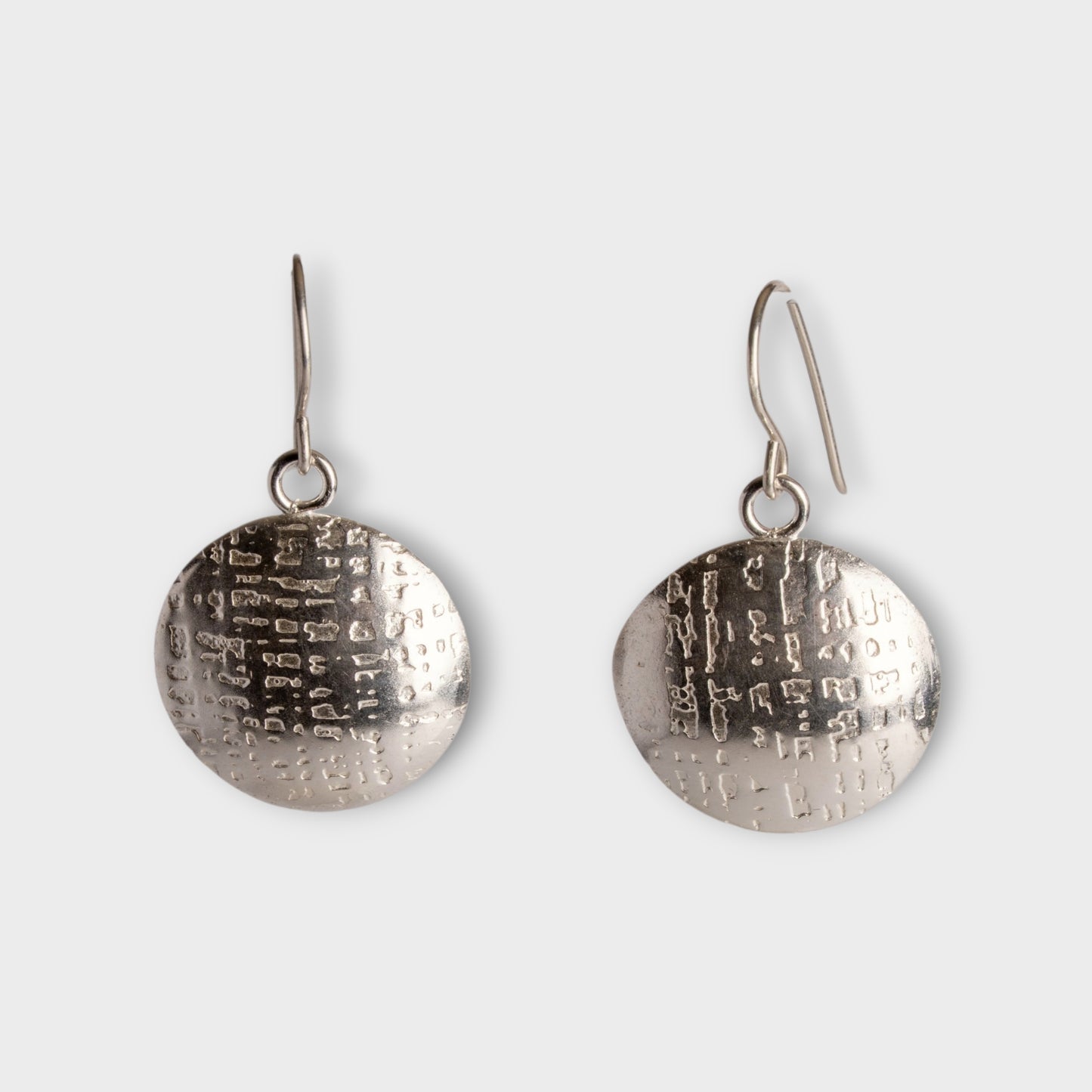 Domed Hieroglyph Earrings