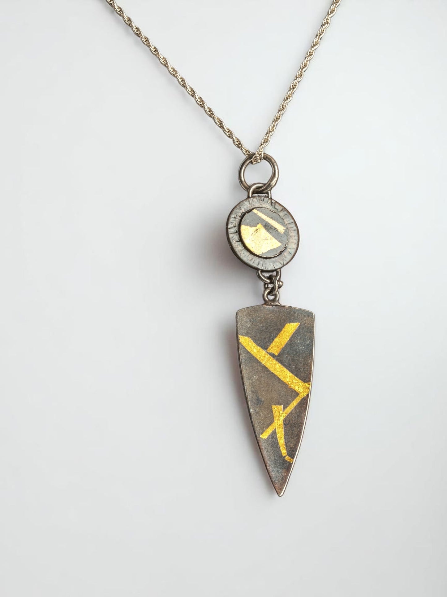 Keum Boo Shield Necklace